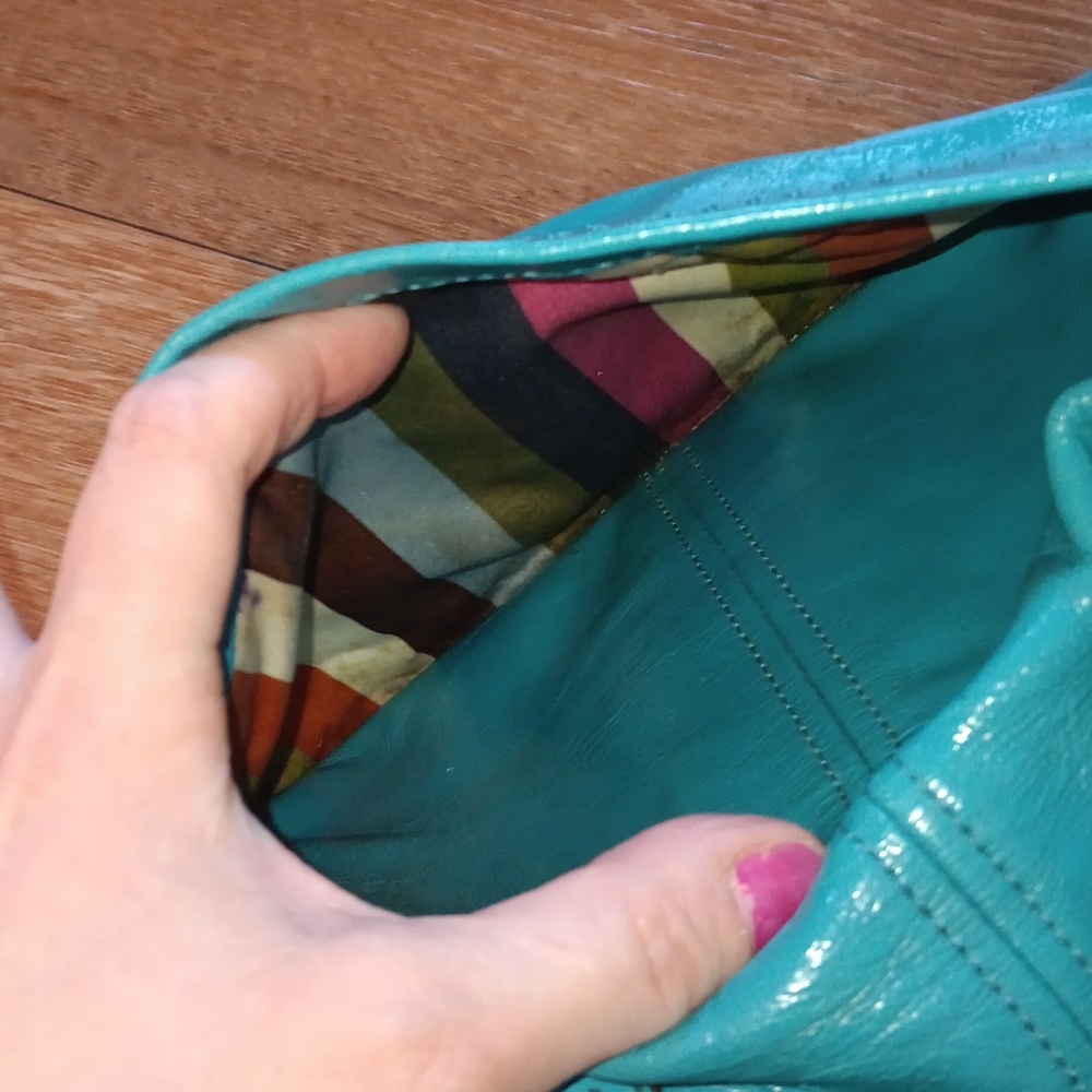 Coach Y2k Luci Dome Legacy Turquoise Satchel - Picture 16 of 16